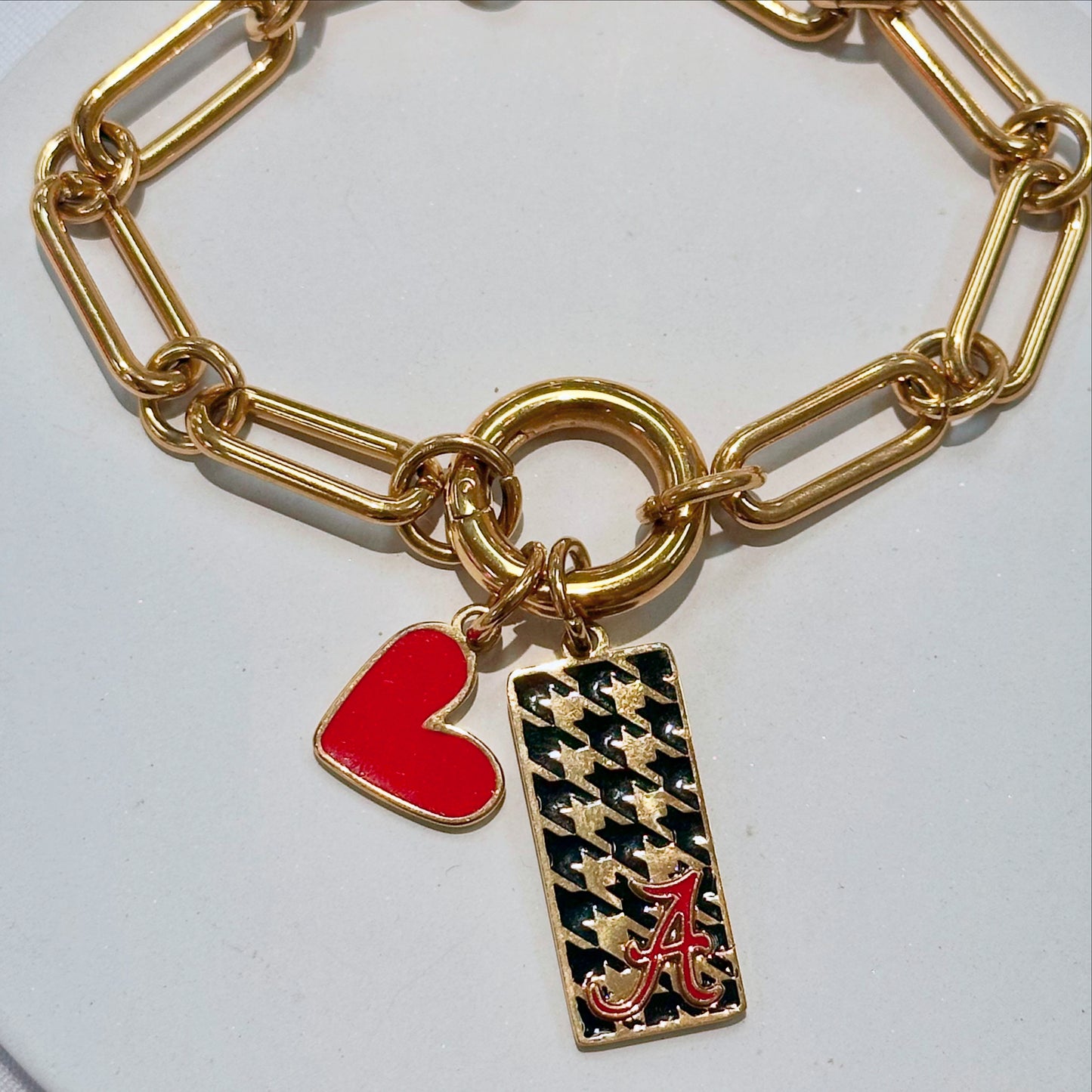 Houndstooth Alabama Charm (Pre-Order)
