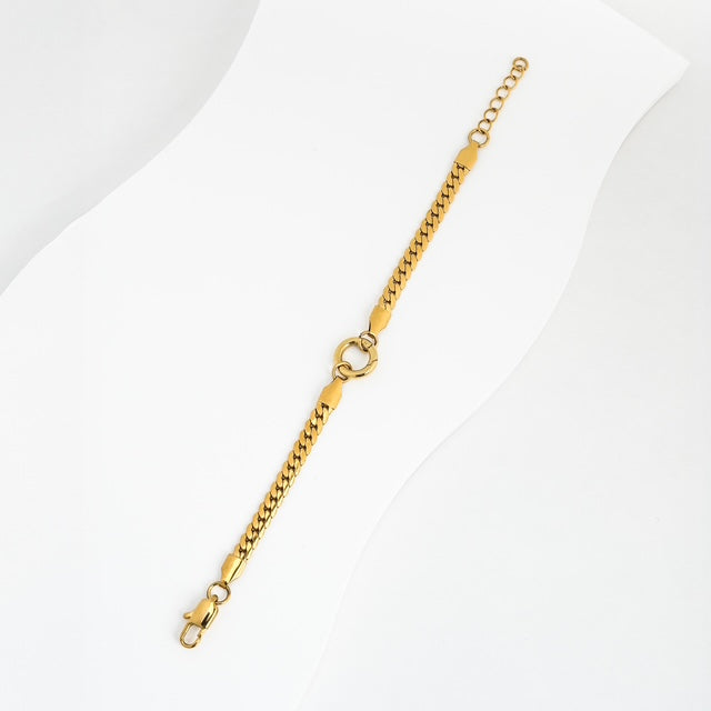 Franco Chain Charm Bracelet