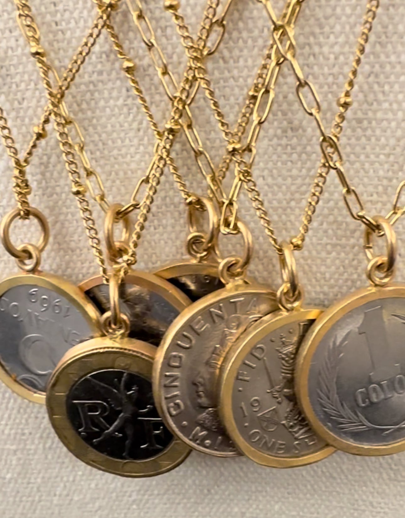 Vintage Coin Necklace