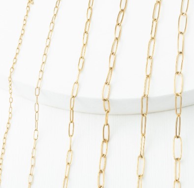 Paperclip chain 4mm