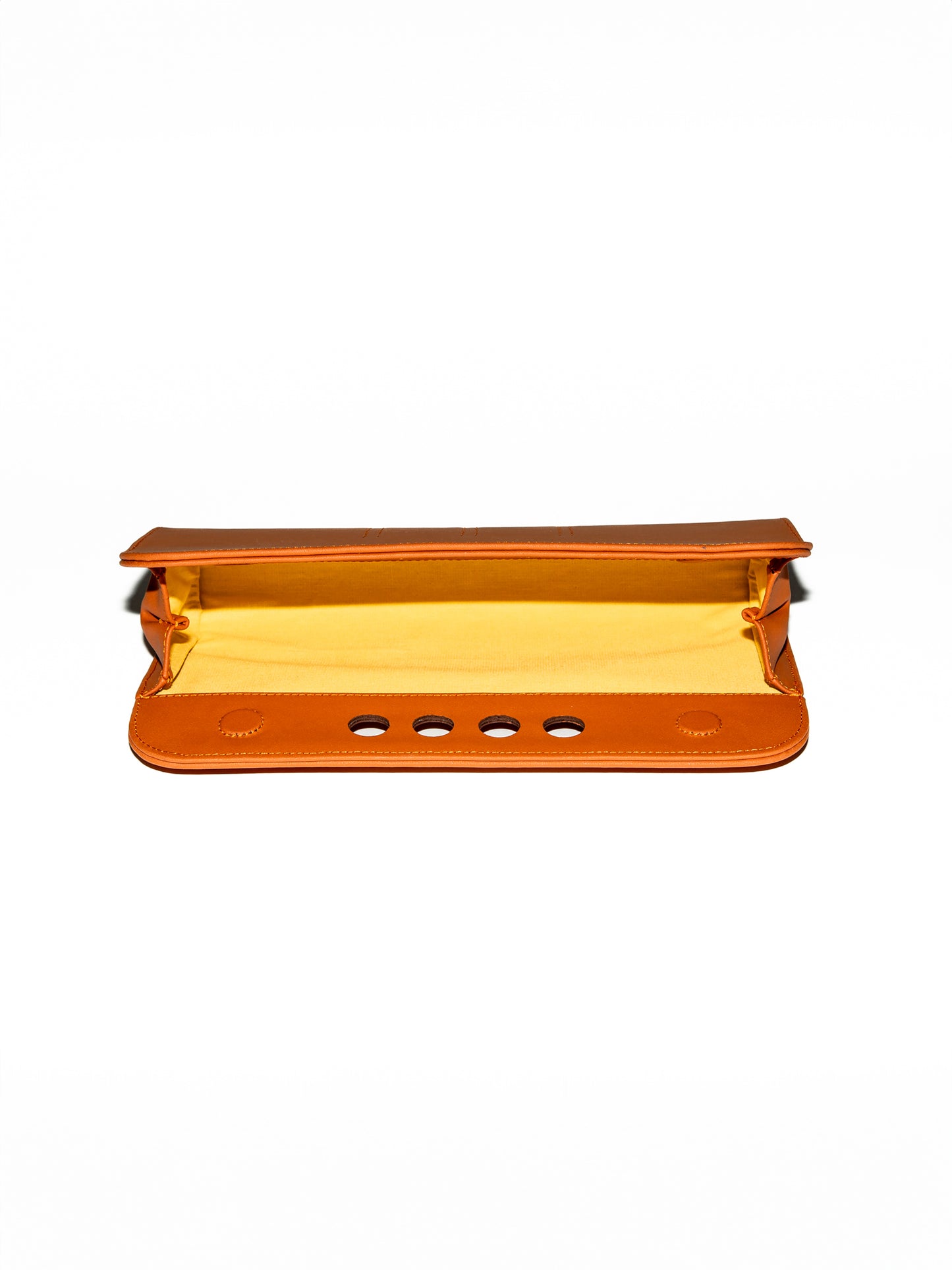 Chic Vegan Leather Clutch - Clay/Large (limited edition)