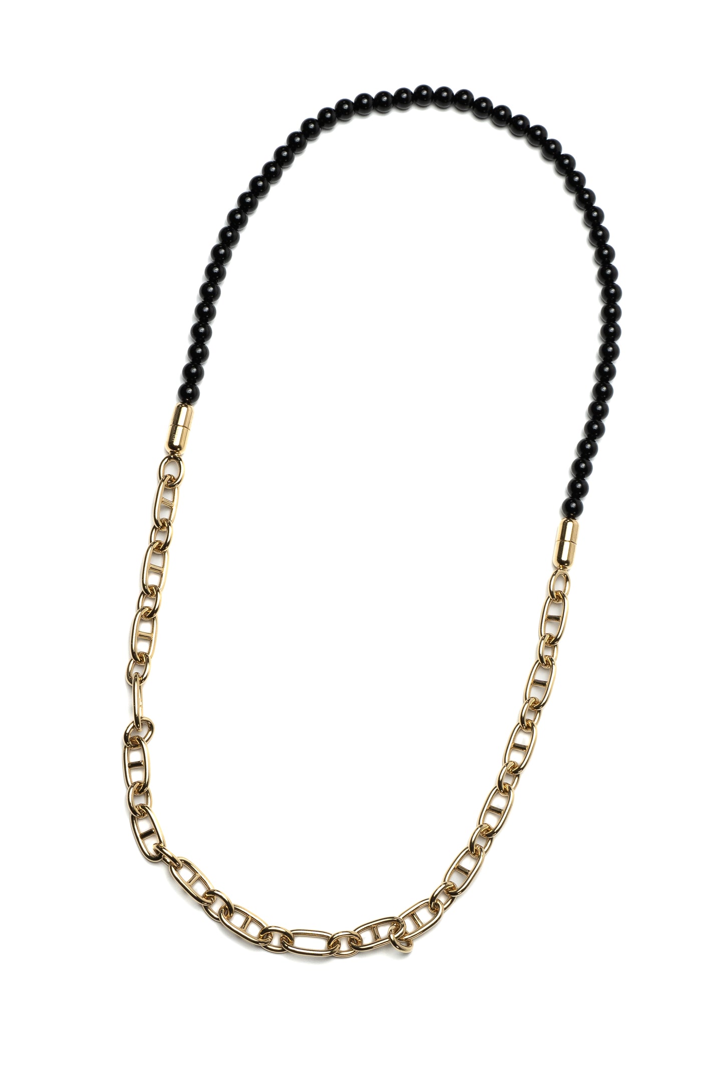 4-in-1 necklace set Black & Gold