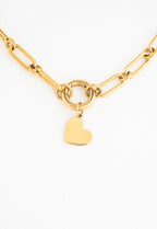 Chunky Chain Charm Necklace