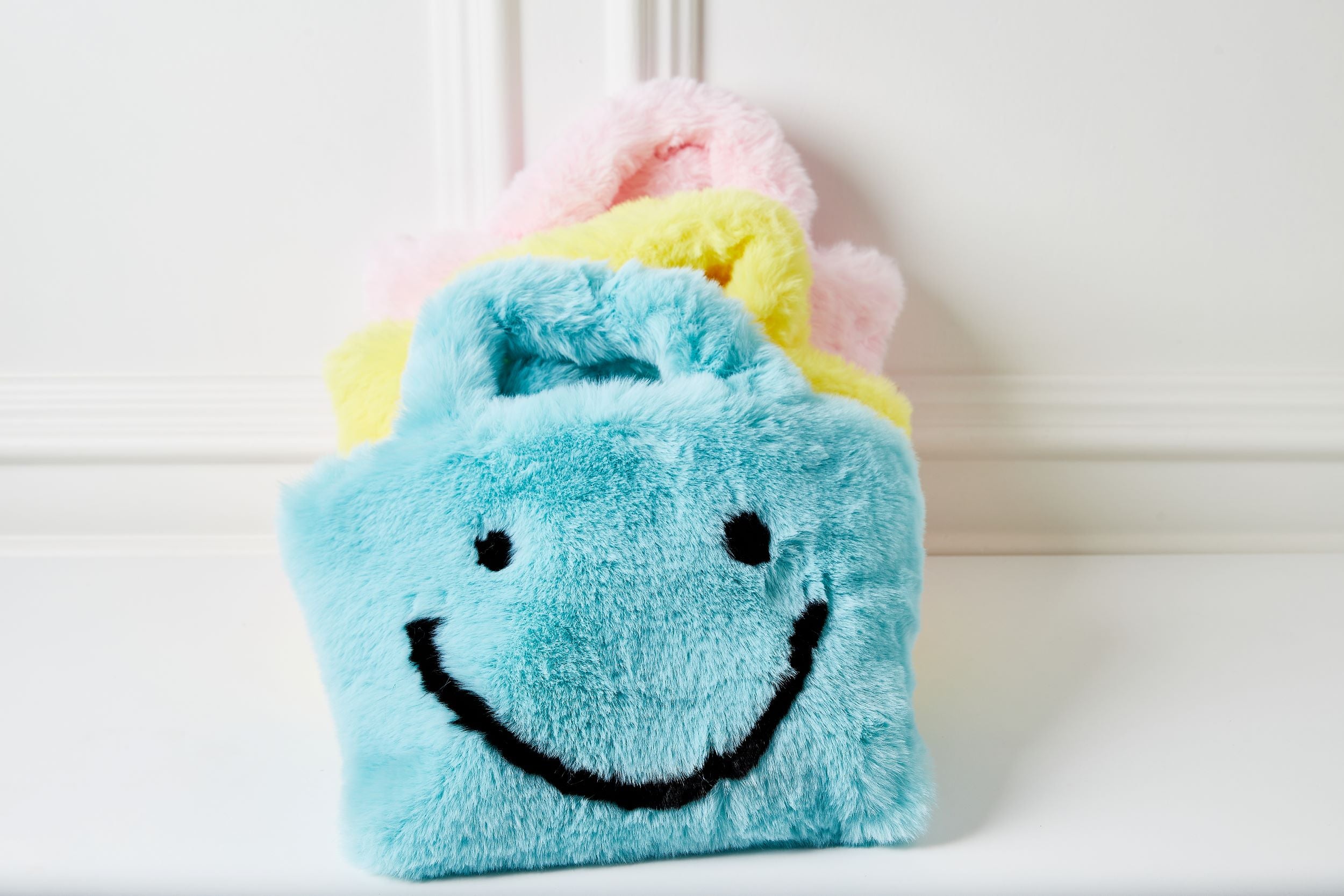 Happy Face Purse - Blue