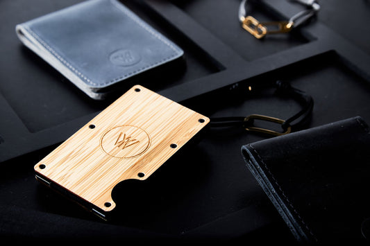 Bamboo Wallet w/ Clip