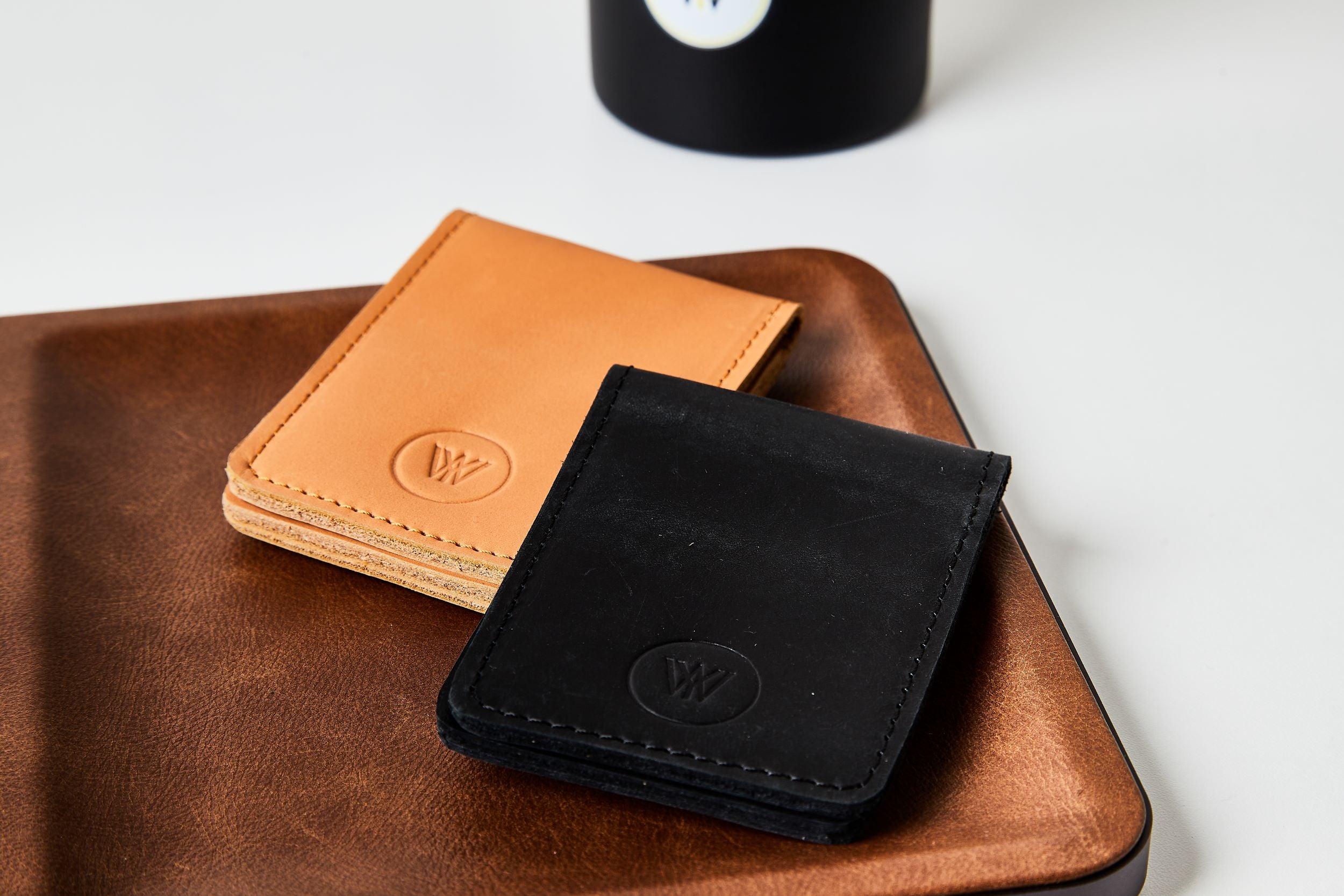 Foldover wallet - Black