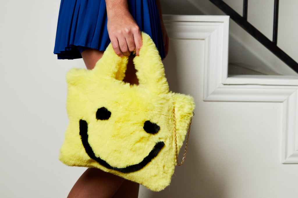 Happy Face Purse - Yellow