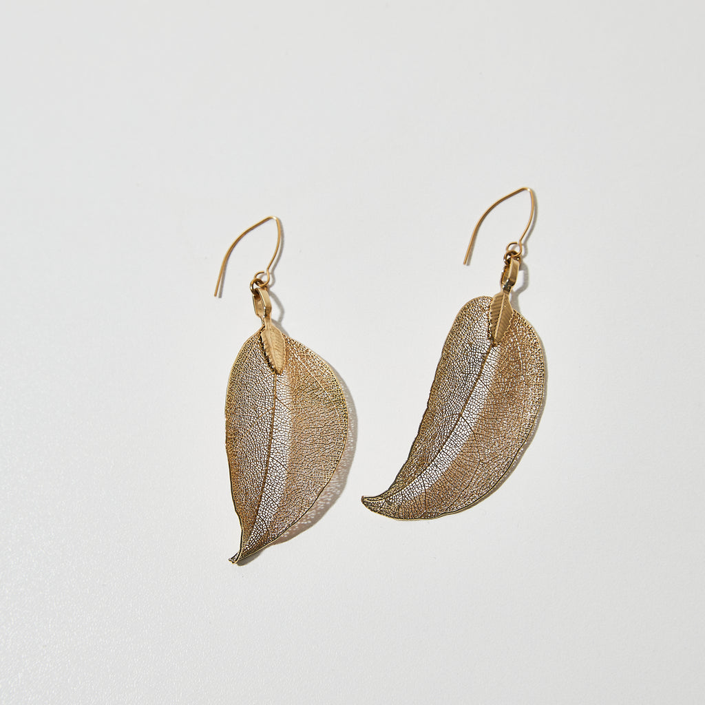 Leaf earrings