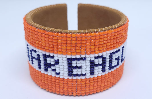 WAR EAGLE bead cuff