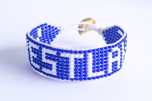 WESTLAKE BLUE Bead bracelet
