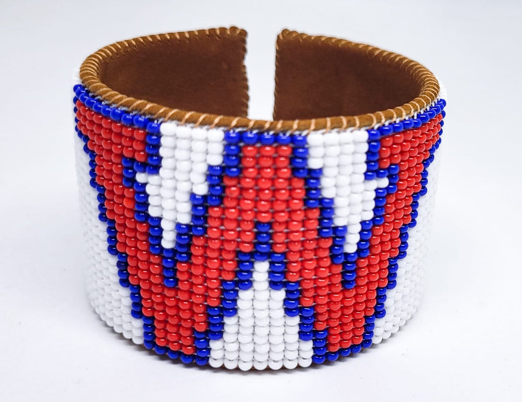 Bead Cuff Westlake - White