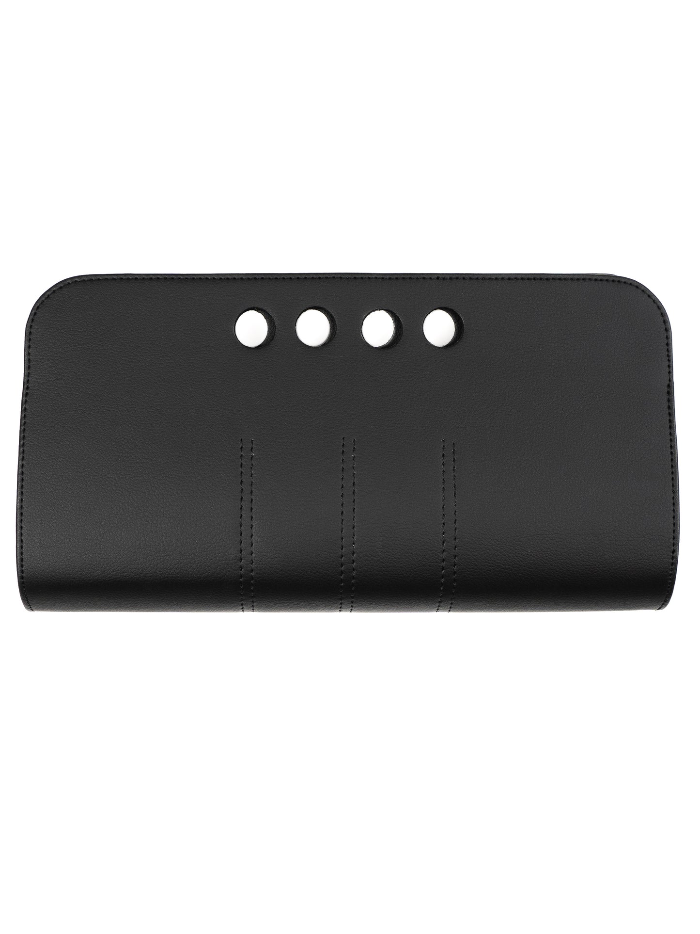 Chic Vegan Leather Clutch - Black/Small (limited edition, Agave)