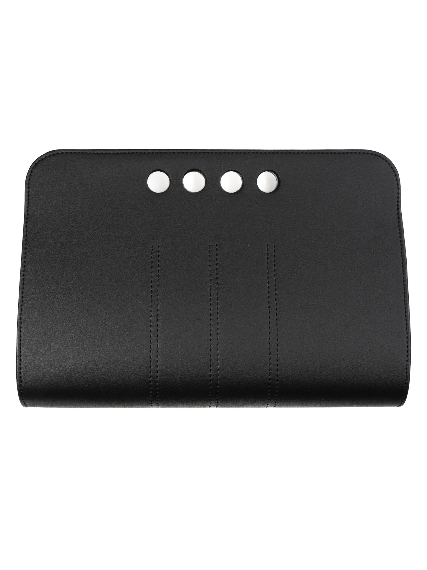 Chic Vegan Leather Clutch - Black/Large (limited edition)