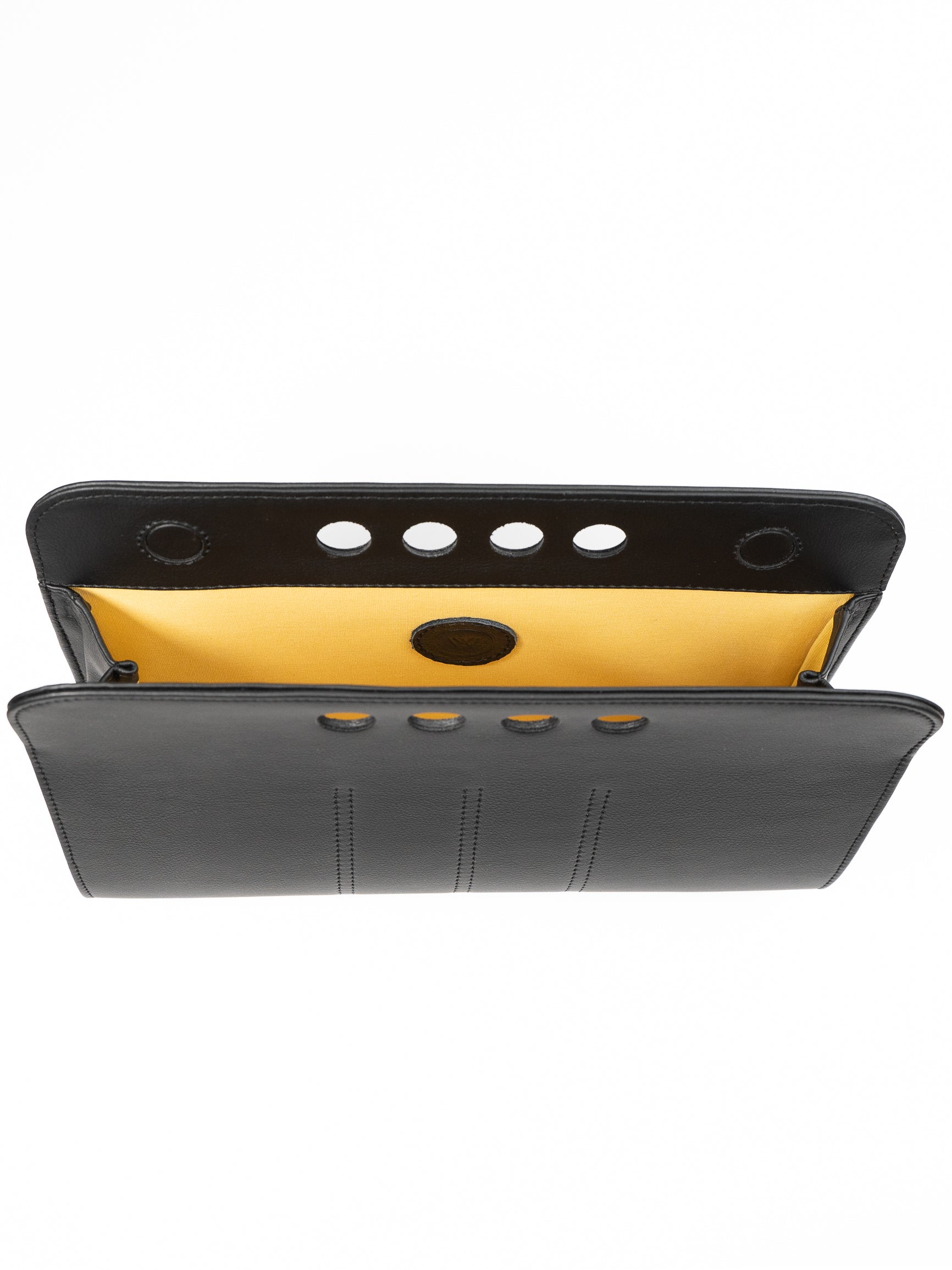 Chic Vegan Leather Clutch - Black/Small (limited edition, Agave)