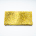 Paper bead clutch - Yellow