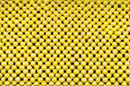 Paper bead clutch - Yellow