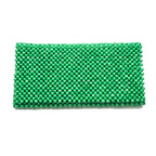 Paper bead clutch - Green