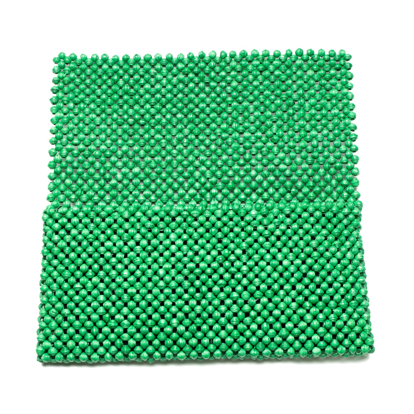 Paper bead clutch - Green