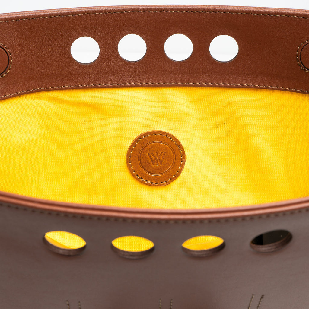 Chic Vegan Leather Clutch - Clay/Small (limited edition, Agave)