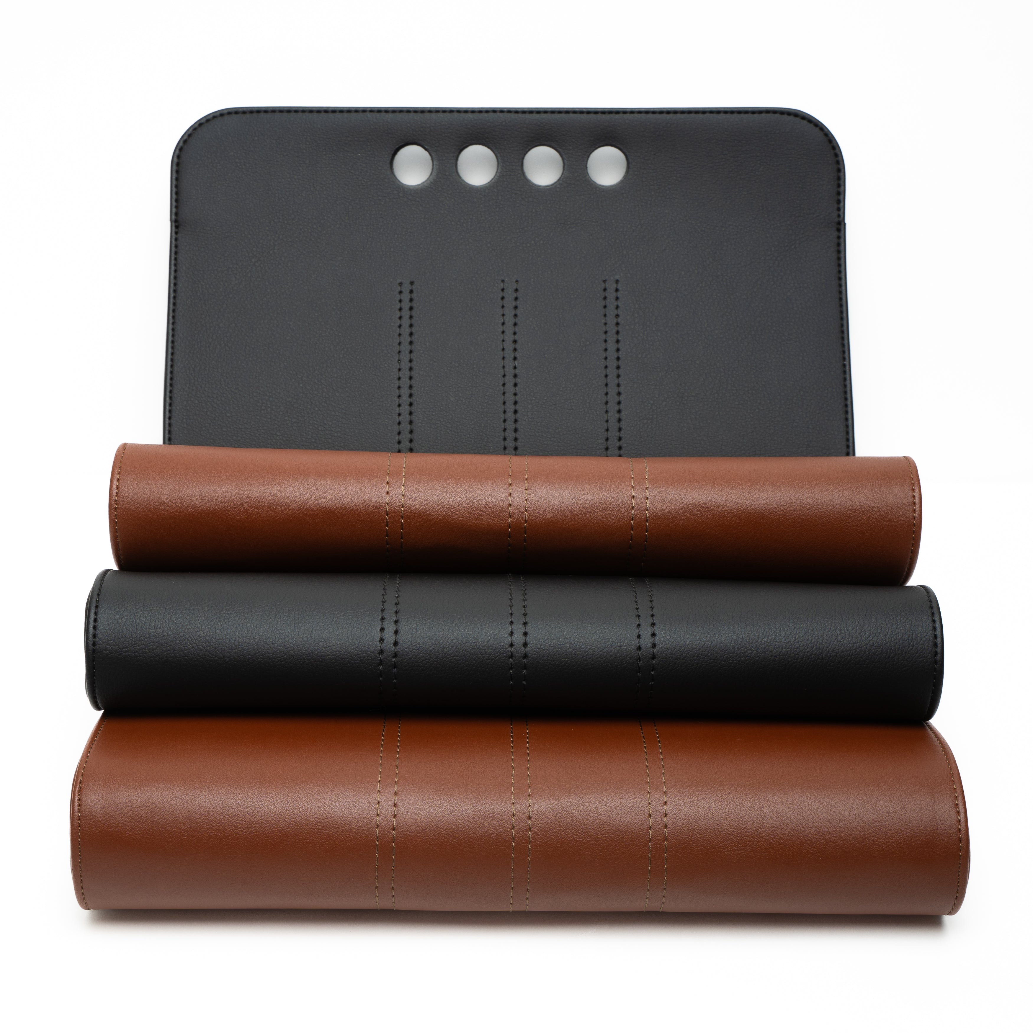 Chic Vegan Leather Clutch - Clay/Large (limited edition)