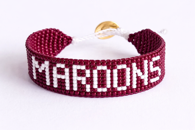 PRE-ORDER: "Maroons" Bead Bracelet
