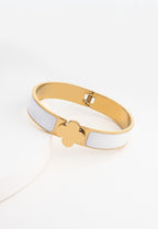 Clover Cuff - White