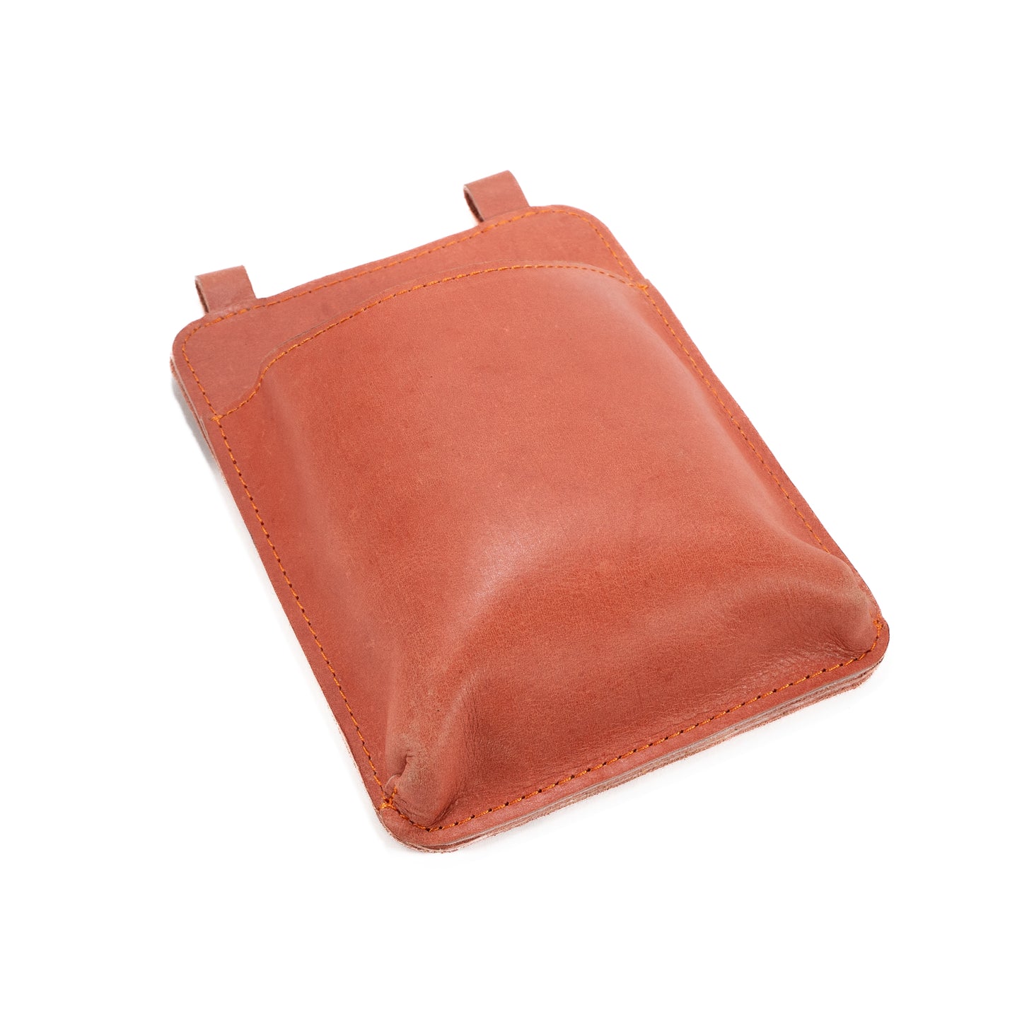 Wholesale: Stadium leather phone bag - Whiskey/Burnt Orange