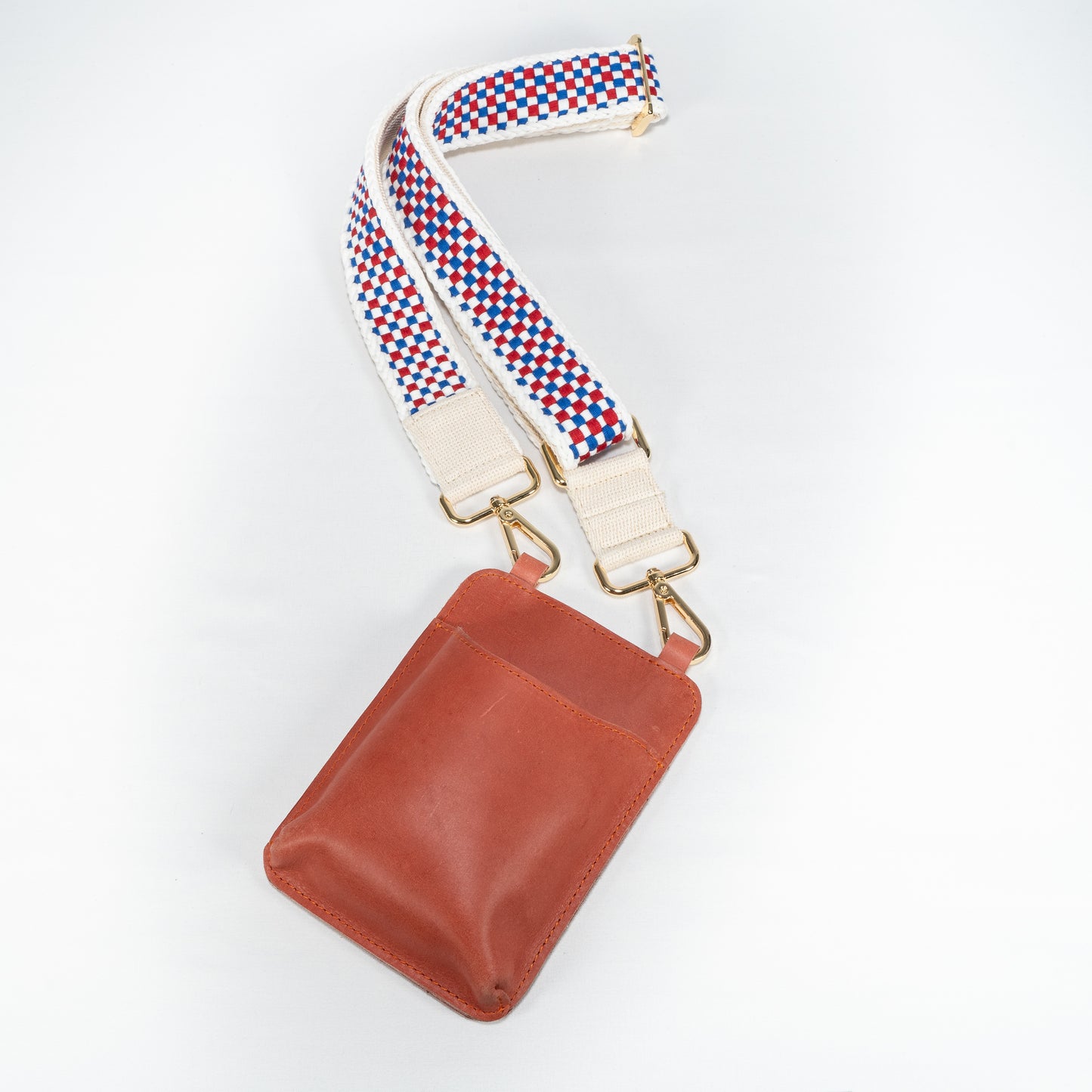 Woven Bag Strap - Red, White & Blue