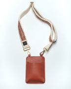 Mini Phone & Essentials Bag - Burnt Orange/Whiskey