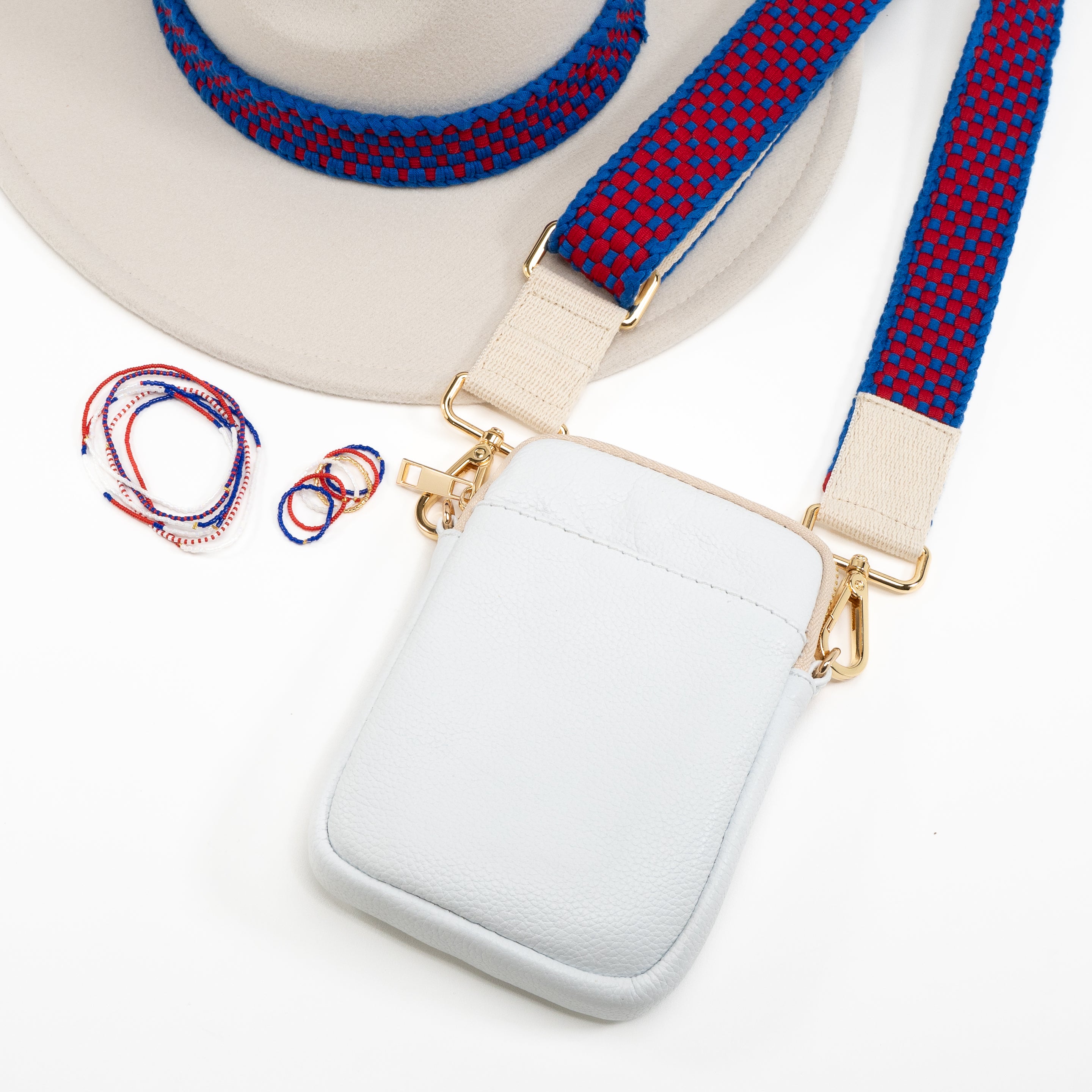 White Stadium Bag