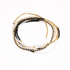 Bracelet set - Black//Gold
