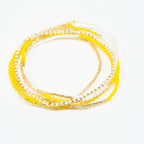 Bracelet set - Yellow/White/Gold
