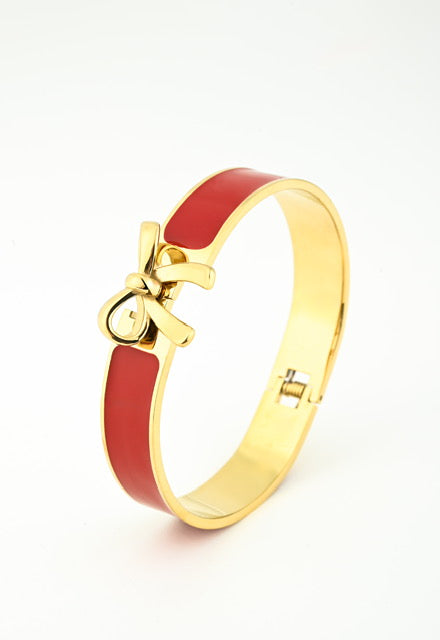 Bow Cuff - Red