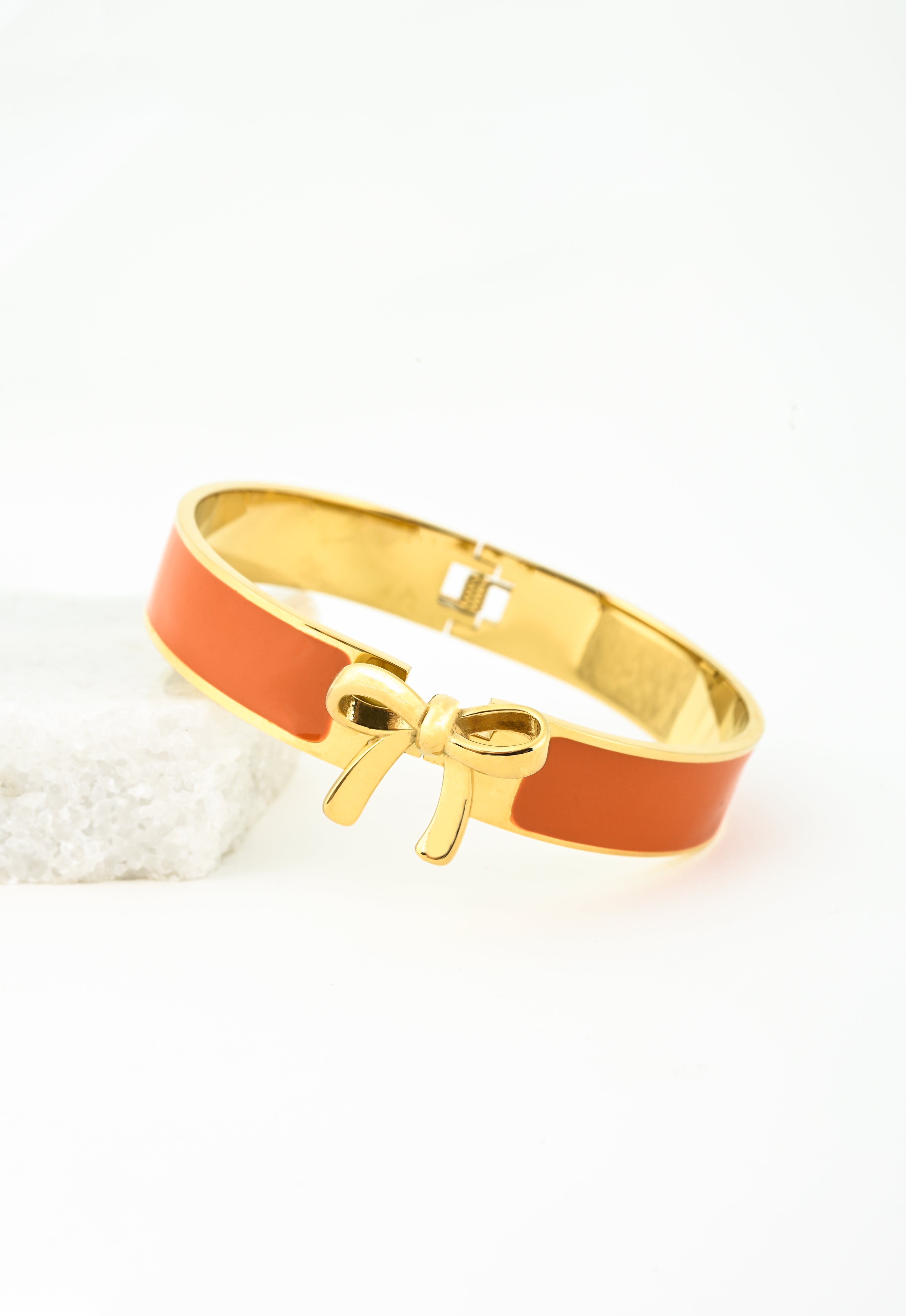 Bow Cuff - Orange