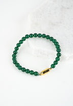 Wholesale: Green Agate Necklace & Bracelet Magnetic Link Set