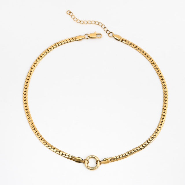 Franco Chain Charm Necklace