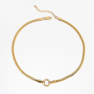 Franco Chain Charm Necklace