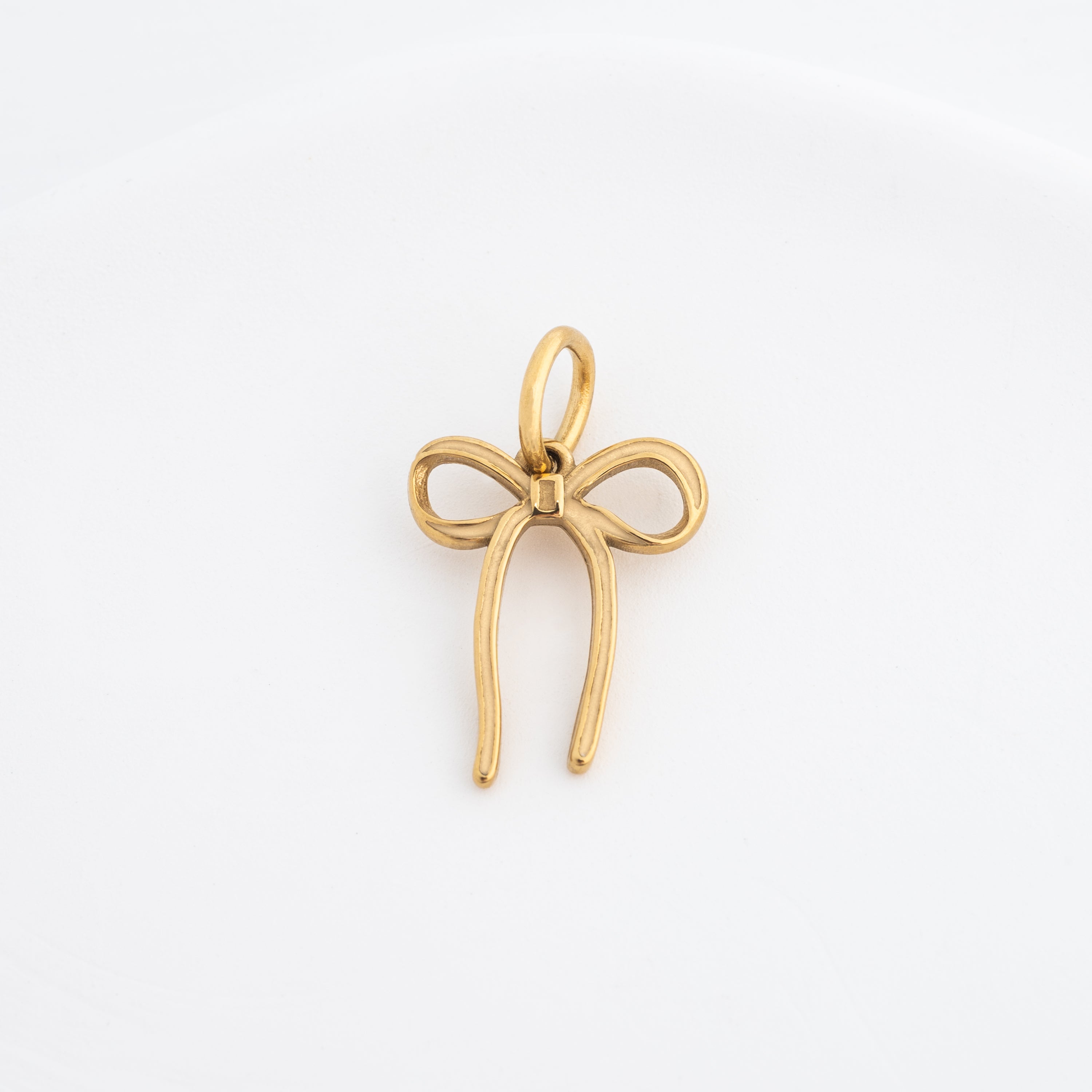 Gold Bow Charm