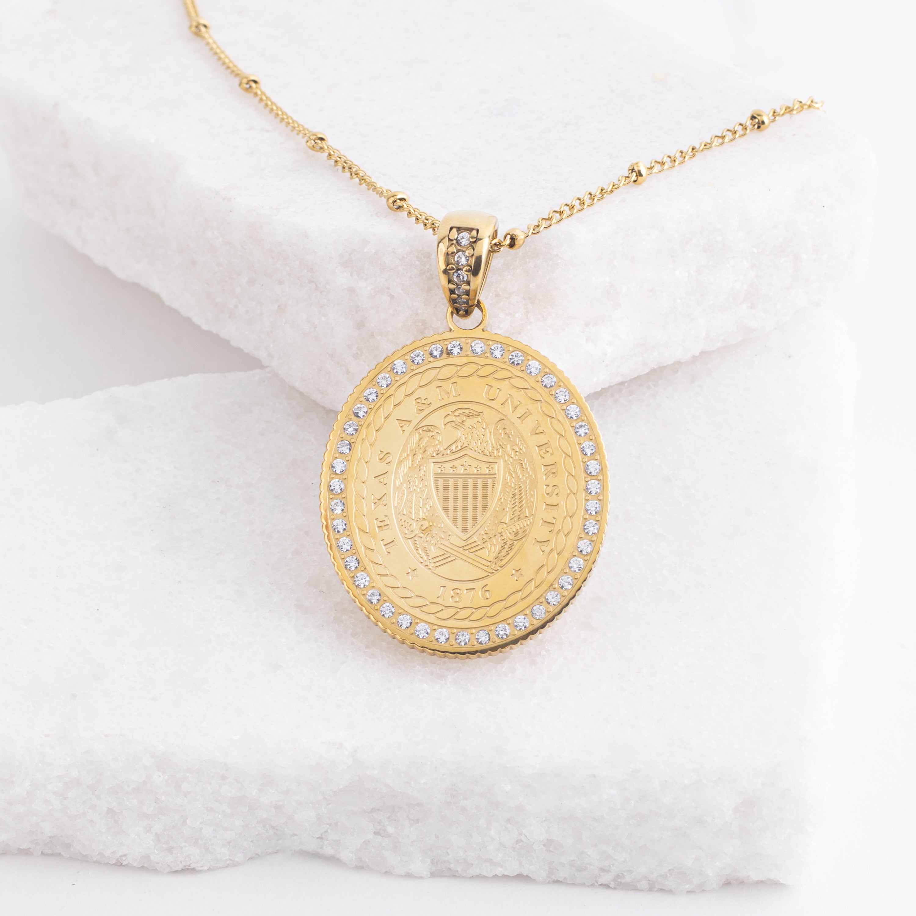 Texas A&M Founder’s Seal Necklace