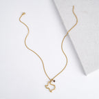 The Maroon Lone Star Necklace