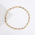 Maroon & Gold Spirit Necklace + Bracelet Set