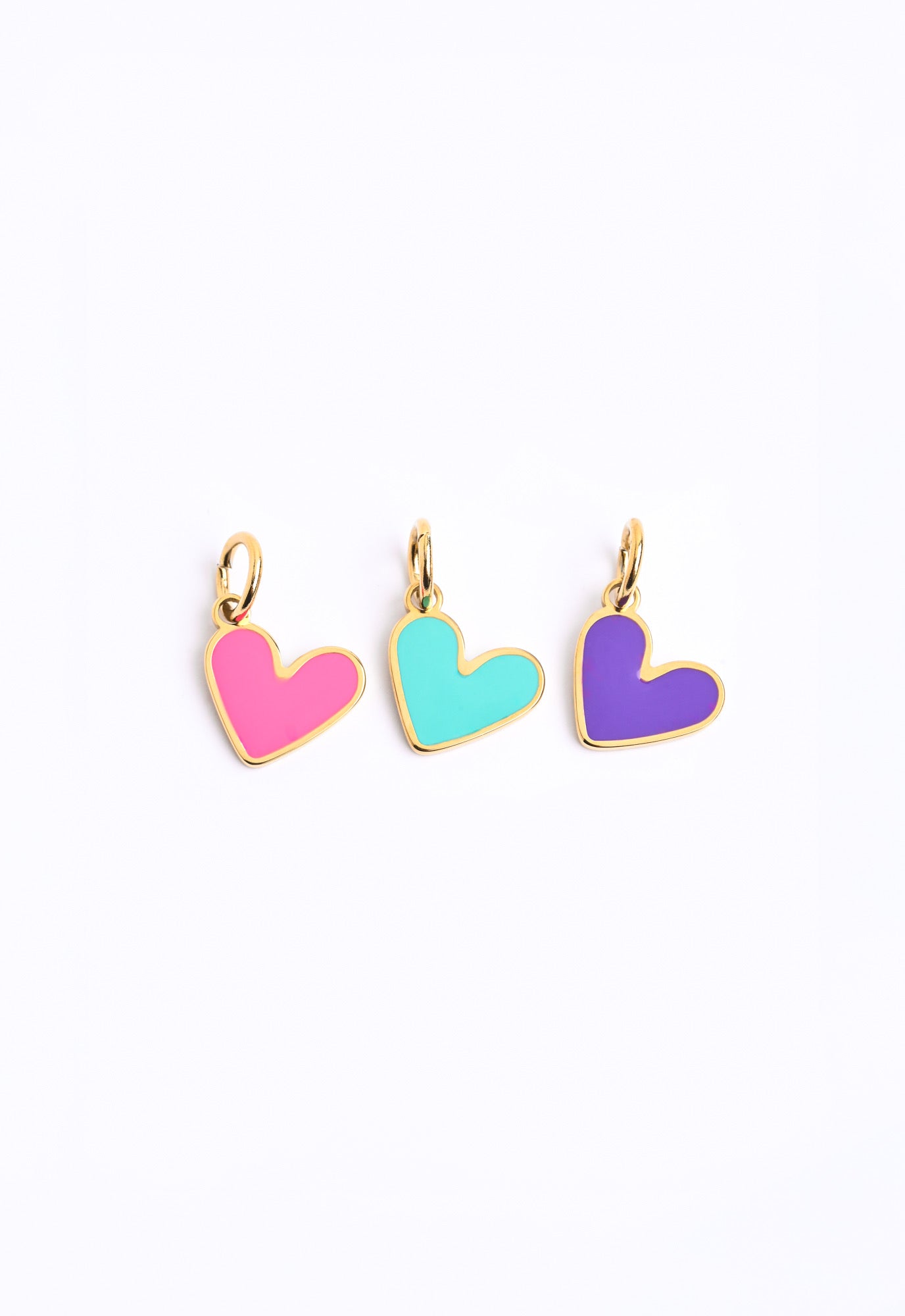 Purple Heart Enamel Charm
