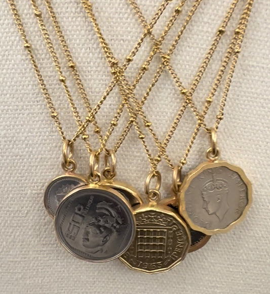 Vintage Coin Necklace