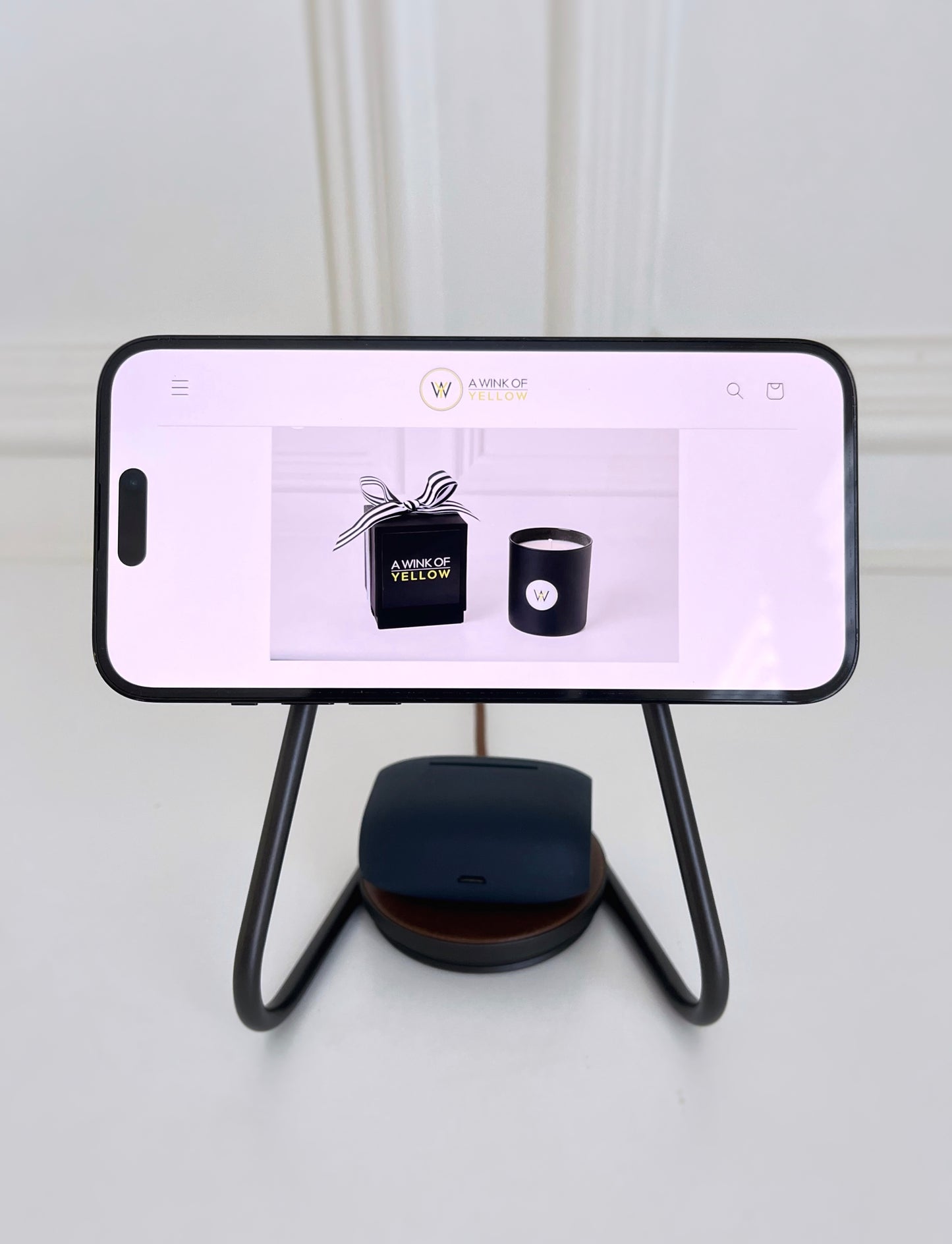 Magnetic dual charge stand
