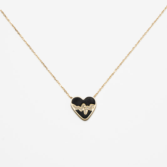 Single Heartbeat Necklace