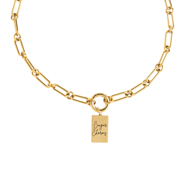 Rectangle Charm, engravable