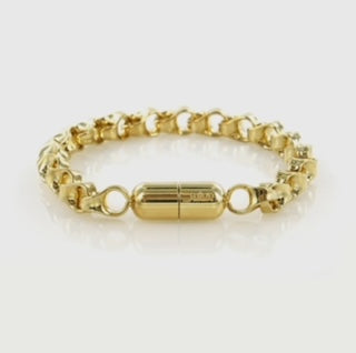 Frenchie Box Gold Bracelet