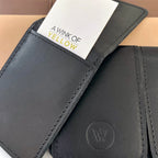 Foldover wallet - Black
