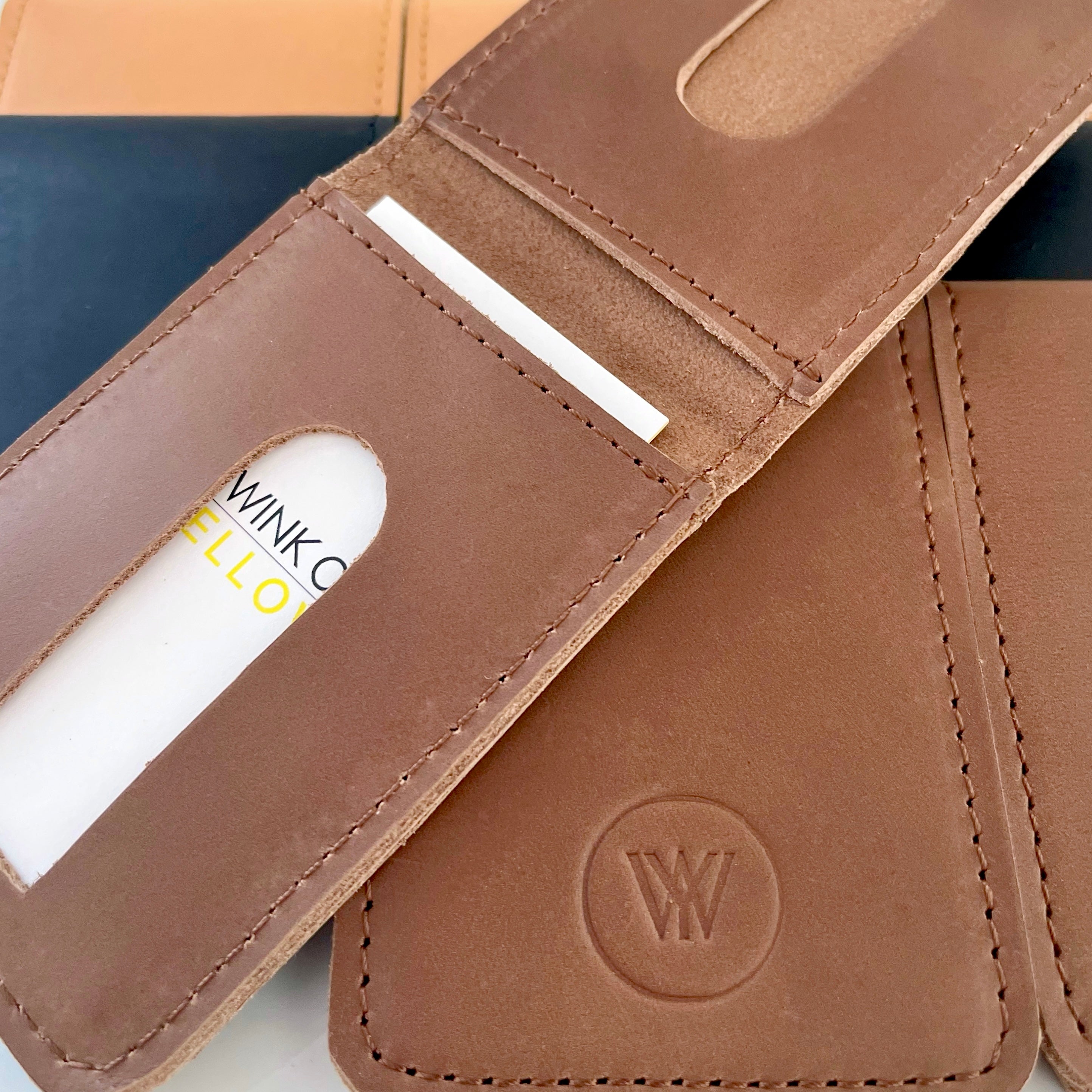 Foldover wallet - Whisky