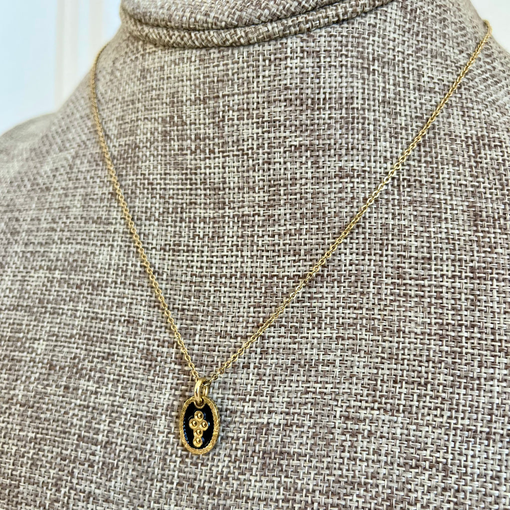 Black Cross Choker